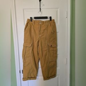 VAN'S Womens Khaki Cargo Pants